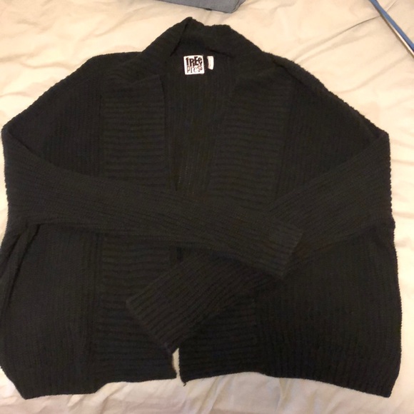 Black woven cardigan - Picture 3 of 3